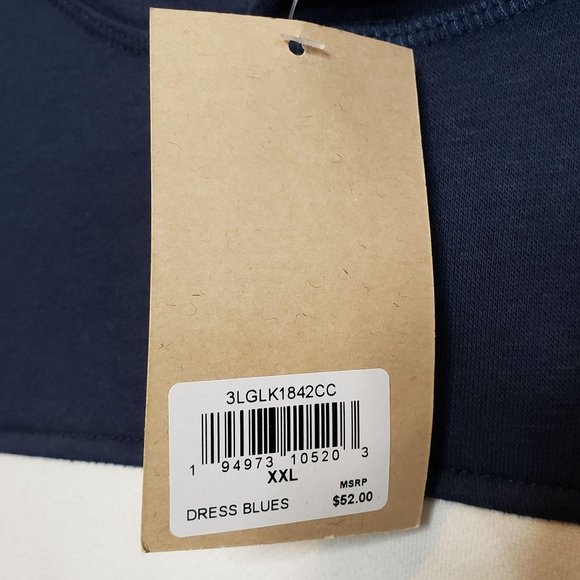 Levis Hoodie Adult XXL Navy White Spellout New - Picture 3 of 5